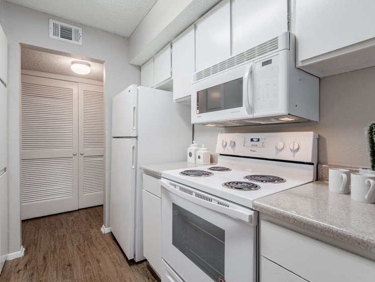 fully equipped kitchens  at Country Square, Carrollton, Texas